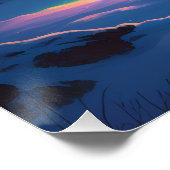 Aurora Letter K Poster | Northern Lights Art (Hoek)