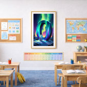 Aurora Letter O Poster | Kunst van het Noorderlich