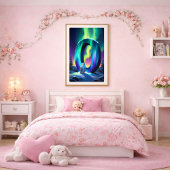 Aurora Letter O Poster | Kunst van het Noorderlich