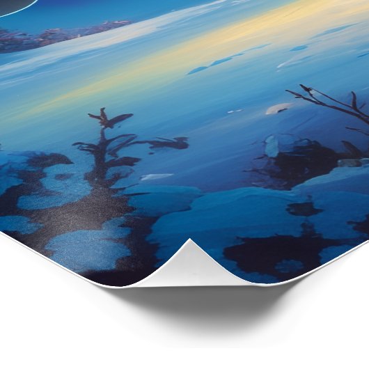 Aurora Letter R Poster | Kunst van het Noorderlich (Hoek)