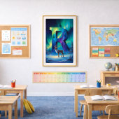 Aurora Letter R Poster | Noorderlicht Kunst