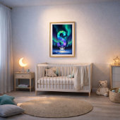 Aurora Letter S Poster | Kunst van het Noorderlich