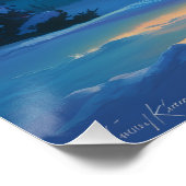 Aurora Letter U Poster | Northern Lights Art (Hoek)