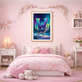 Aurora Letter W Poster | Kunst van het Noorderlich