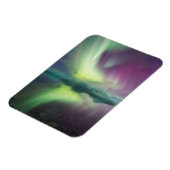 Aurora Lights in Lagoon | Jokulsarlon, Iceland Magneet (Linkerzijde)