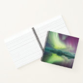 Aurora Lights in Lagoon | Jokulsarlon, Iceland Notitieboek (Binnen)