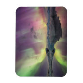 Aurora Lights Reflecteren in Lagoon Magneet (Verticaal)