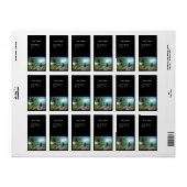 AURORA/MAGIC TREE, groen, blauw, Etiket (Full Sheet)