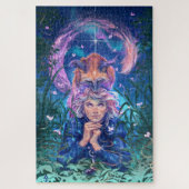 Aurora & Magicfox -Fantasy Night Under the Stars Legpuzzel (Verticaal)