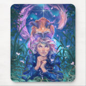 Aurora & Magicfox – Fantasy Night Under the Stars Muismat (Voorkant)