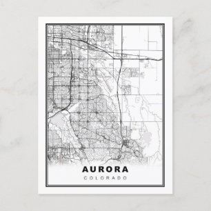 Aurora Map Briefkaart