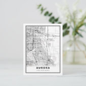 Aurora Map Briefkaart (Staand voorkant)