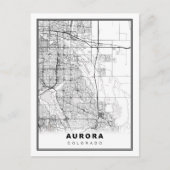 Aurora Map Briefkaart (Voorkant)