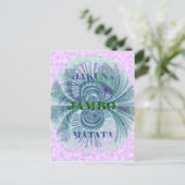 Aurora Matata Art Print Briefkaart (Staand voorkant)