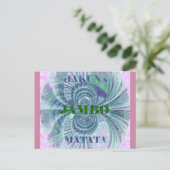 Aurora Matata Art Print Briefkaart (Staand voorkant)
