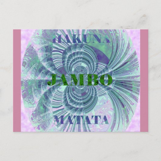 Aurora Matata Art Print Briefkaart (Voorkant)