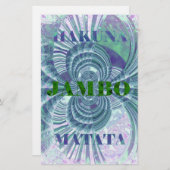 Aurora Matata Art Print Briefpapier (Voorkant / Achterkant)