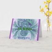 Aurora Matata Art Print Kaart (Gele Bloem)