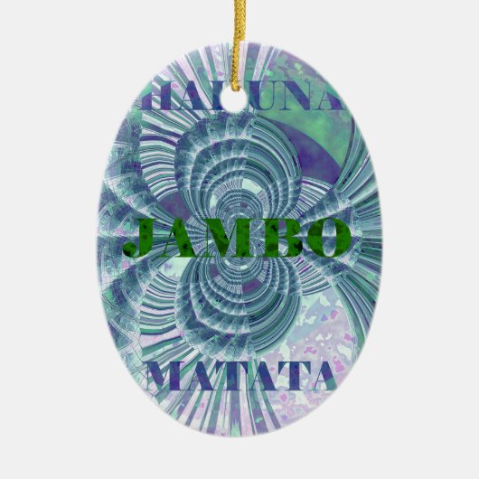 Aurora Matata Art Print Keramisch Ornament (Voorkant)