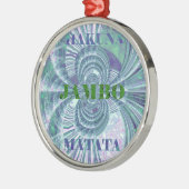 Aurora Matata Art Print Metalen Ornament (Links)