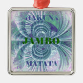 Aurora Matata Art Print Metalen Ornament (Voorkant)