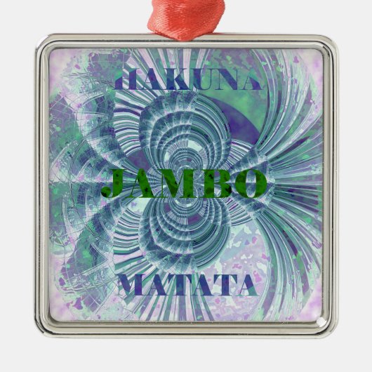 Aurora Matata Art Print Metalen Ornament (Voorkant)
