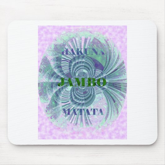 Aurora Matata Art Print Muismat (Voorkant)