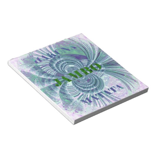 Aurora Matata Art Print Notitieblok (Schuin)