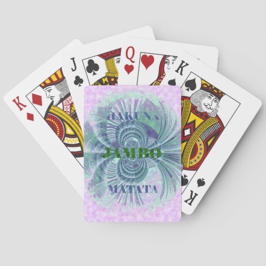 Aurora Matata Art Print Pokerkaarten (Achterkant)