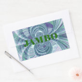 Aurora Matata Art Print Rechthoekige Sticker (Envelop)