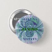 Aurora Matata Art Print Ronde Button 5,7 Cm (Voorkant /achterkant)