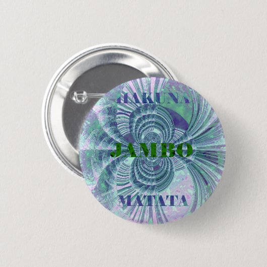 Aurora Matata Art Print Ronde Button 5,7 Cm (Voorkant /achterkant)