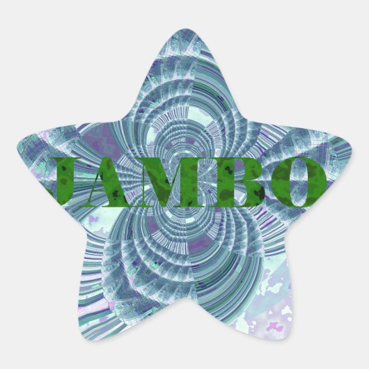 Aurora Matata Art Print Ster Sticker (Voorkant)