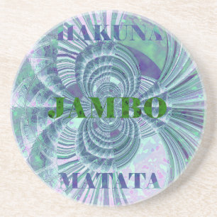 Aurora Matata Art Print Zandsteen Onderzetter