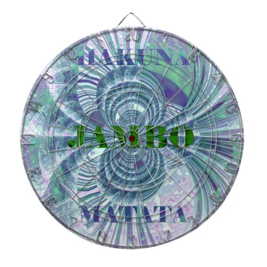 Aurora Matata-kunstprint Dartbord (Voorkant)