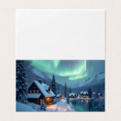 Aurora-meer Vouwkaart Kaart (Buitenkant ongevouwen)