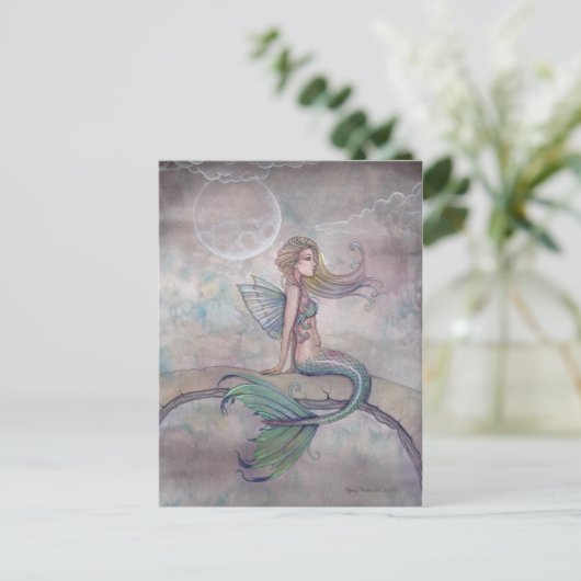 Aurora Mermaid Briefkaart (Staand voorkant)