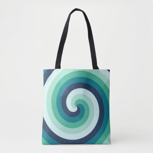 Aurora Mist Spiraal Tote Bag (Voorkant)