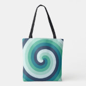 Aurora Mist Spiraal Tote Bag (Achterkant)