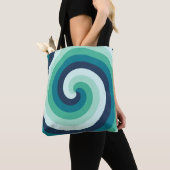 Aurora Mist Spiraal Tote Bag (Dichtbij)