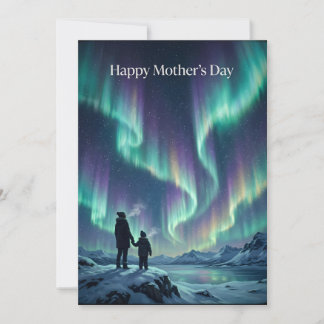 "Aurora — Moederdag Noorderlicht" Kaart