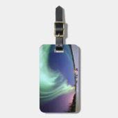 Aurora - Mooie noordelijke lichten Bagagelabel (Voorkant verticaal)