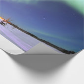 Aurora - Mooie noordelijke lichten Cadeaupapier (Hoek)