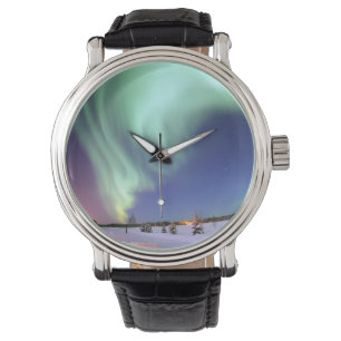 Aurora - Mooie noordelijke lichten Horloge