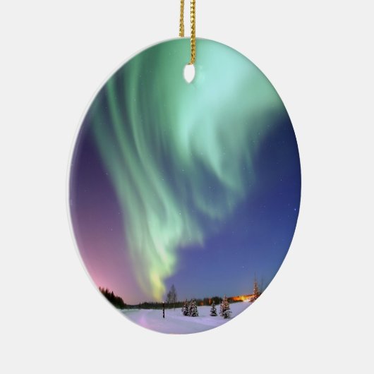 Aurora - Mooie noordelijke lichten Keramisch Ornament (Rechts)