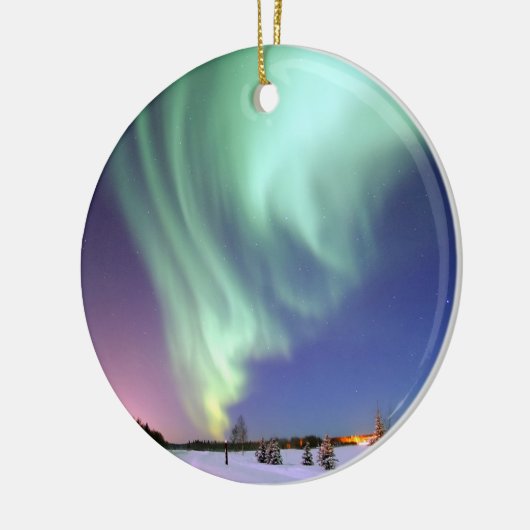 Aurora - Mooie noordelijke lichten Keramisch Ornament (Links)