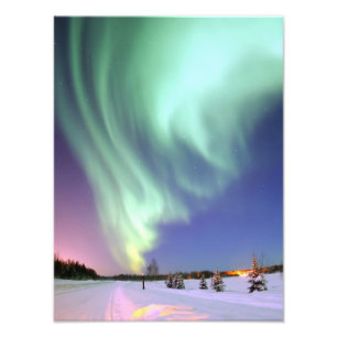 Aurora - Mooie Noorderlicht Foto Afdruk