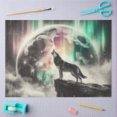Aurora Moon Wolf Tissuepapier (Craft)