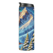 Aurora Mountain Train Arctic Journey Thermosbeker (Geroteerd rechts)