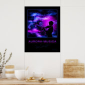 Aurora Musica Violinist Poster (Keuken)